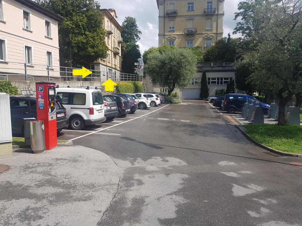 Central Lugano Family Flat 2 Bedrooms Lake View Bagian luar foto